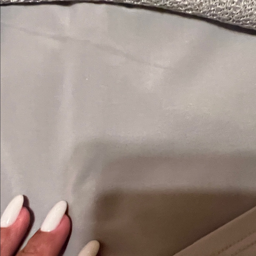 White House Black Market sequence Silver Mini Skirt - Picture 5 of 10